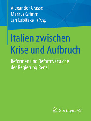 cover image of Italien zwischen Krise und Aufbruch